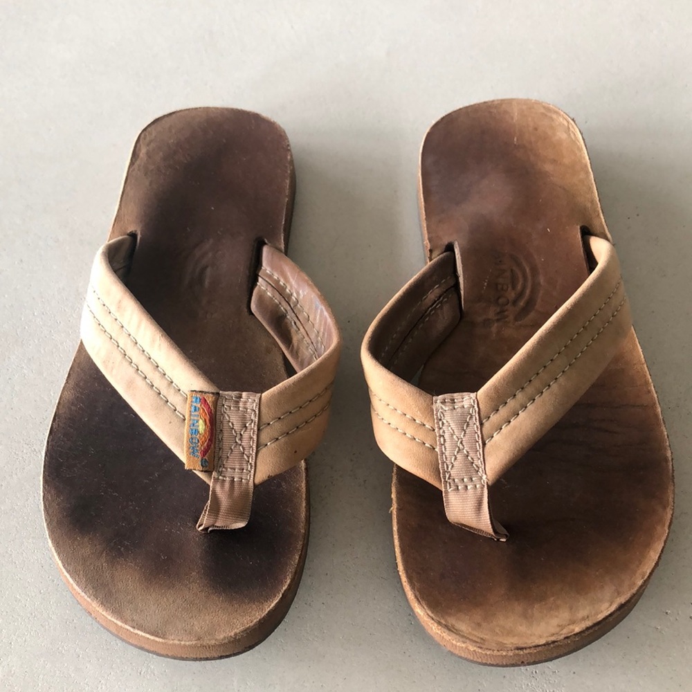 Rainbow kids sandals